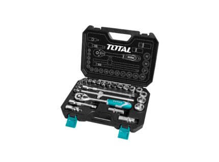 Total 44 Pcs 1/4"+1/2" Socket Set- THT421441
