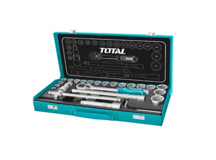 Total 24PCS 1/2" Cr-V Socket Set- THT141253