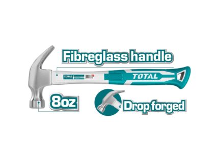 Total 220G Claw Hammer Carbon Steel - THT7386