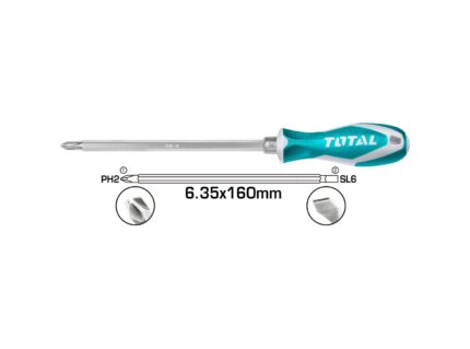 Total 2in1 Cr-V Screwdriver Set- THT250206
