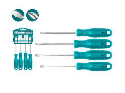 Total 4 Pcs Screw Driver Set- THTDC250401