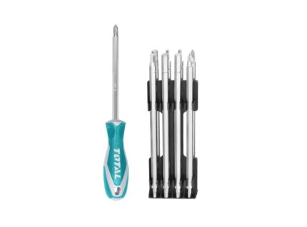 Total 18 In 1 Cr.V Screwdriver Set- THT250236