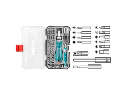 Total 55 Pcs Screw Driver Bit Set- TACSD30556