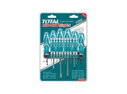 Total 18PCS Cr.V Screwdriver & Precision Crewdriver Set- THT250618
