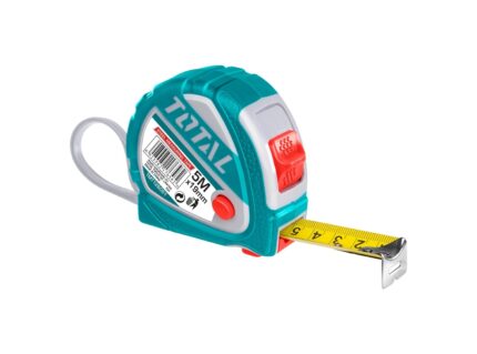 Total 5Mx19mm Steel Measuring Tape- TMT126052
