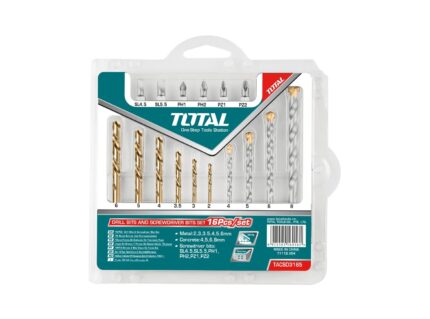 Total 16PCS Drill & Screwdriver Bits Set- TACSD3165