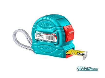 Total 8Mx25Mm Steel Measuring Tape-TMT34825M