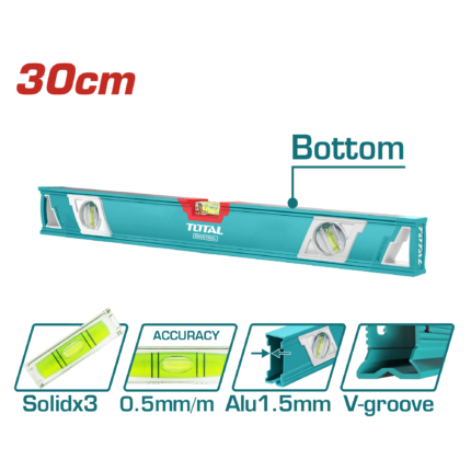 Total 30cm Spirit Level Measuring - TMT23086