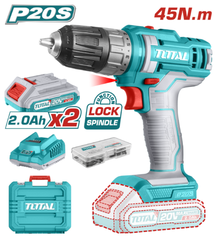 Total Lithium-Ion Cordless Drill- TDLI200528