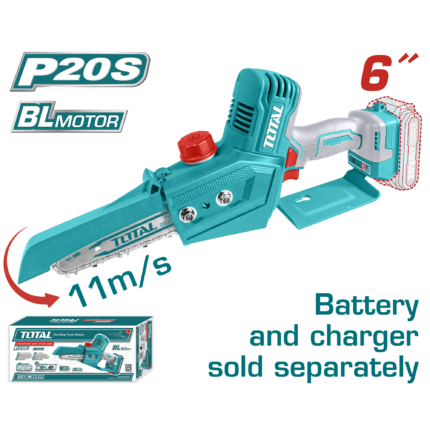Total 20V Lithium-Ion Mini Chain Saw- TGSLI2068
