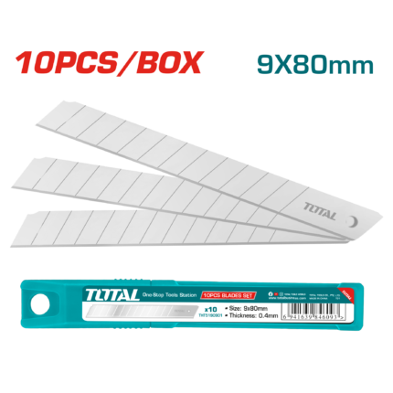 Total 10 PCS 80mm Knife Blades Set- THT5190901