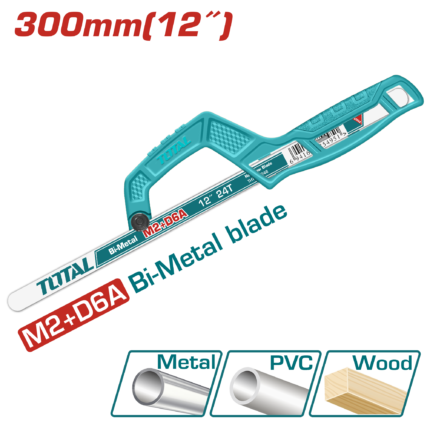 Total 12" Mini Hacksaw Frame - THMHF1504