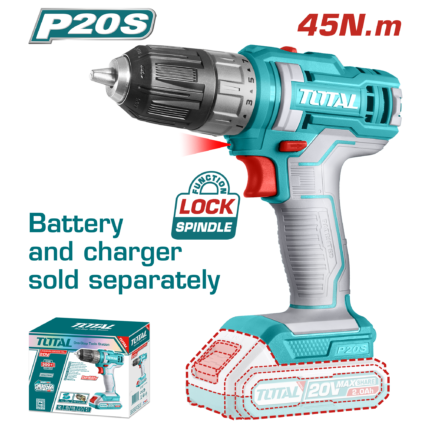 Total Lithium-Ion Cordless Drill- TDLI200515
