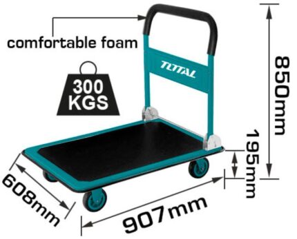 Total Foldable Platform Hand Truck- THTHP13002