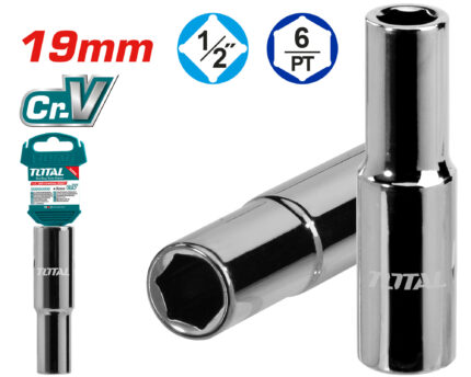 Total 1/2" Deep Hexagonal Socket - THTST12193L
