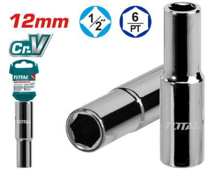 Total 1/2" Deep Hexagonal Socket - THTST12123L