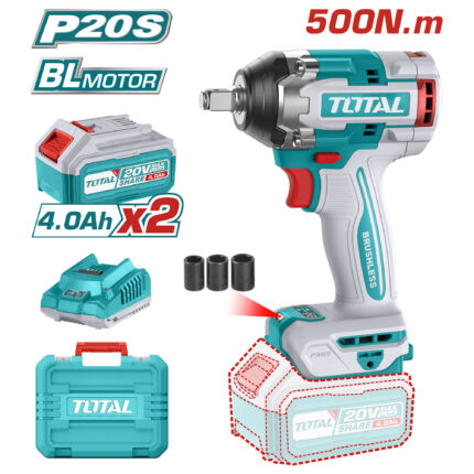 Total 20V Lithium-Ion Impact Wrench - TIWLI2050