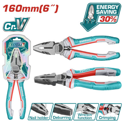 Total High Leverage Combination Pliers- THT210606S