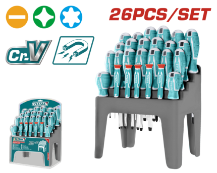 Total 26 PCS Screwdriver Set - THT250626