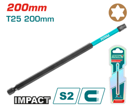 Total 100mm T25 Impact Screwdriver Bit – TACIM71T25100