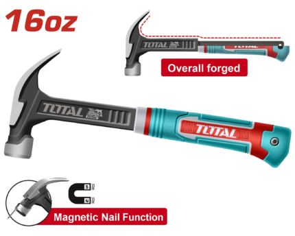 Total 345mm Claw Hammer – THCH61016L
