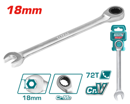 Total 18mm Ratchet Spanner – TCSPAR181