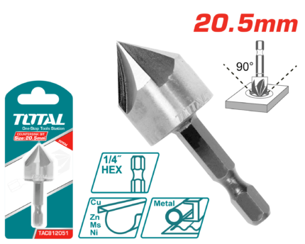 Total 20.5mm Counter Sink Bit- TAC812051