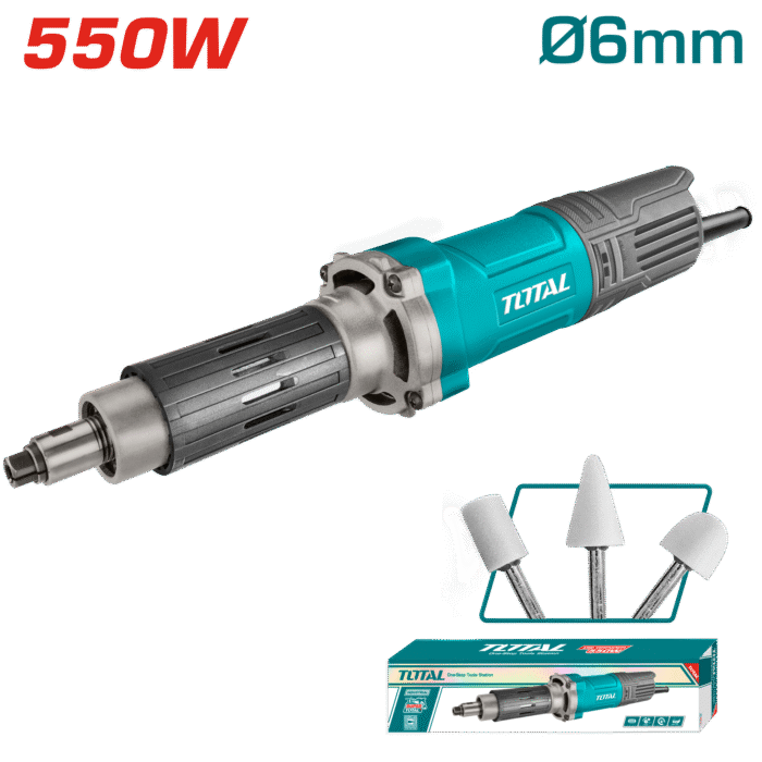 550W Electric Die Grinder with 6mm Collet, 29000RPM – Aluminum Gear Housing- TG55061 - Image 1