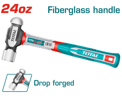 Total Heavy-Duty Ball Pein Hammer for Metalworking- THBPH61024