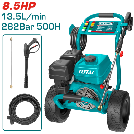 TOTAL Gasoline High-Pressure Washer 8.5HP – 282 Bar | TGT250306