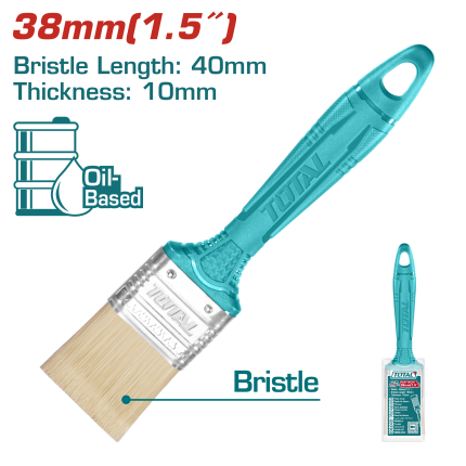 Total Tools 1.5 Inch Paint Brush for Oil-Based Paints -THT845156