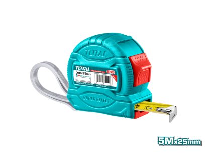 Total 5Mx25Mm Steel Measuring Tape-TMT34525M