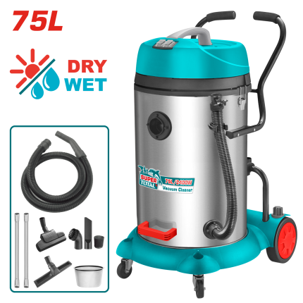 Total Heavy Duty Vacuum Cleaner Wet & Dry 2x1200W - TVC24751
