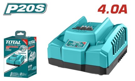 Total Fast Intelligent Battery Charger 20V, Charges 4A- TFCLI20411