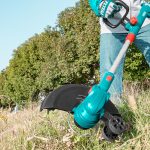 Total  20V Cordless Grass Trimmer – 300mm Cutting Diameter, 8200RPM, In-line Wheel Edging - TGTLI20328 - Image 4