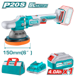 Total Tools 20V Cordless Brushless Car Polisher 150mm Variable Speed with Battery & Charger – TAPLI20151