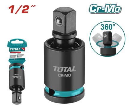 TOTAL 1/2" Drive Impact Universal Joint Cr-Mo – THIUJ1202