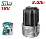 TOTAL  16V Lithium-Ion 2.0Ah Battery Pack – Compatible with M16 Multiple Tools - TFBLI1620