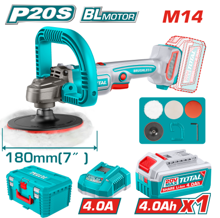TOTAL Cordless Polisher – 20V | TAPLI20188